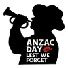 Trumpeter on Anzac Day