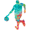 Joueur de basket-ball - PopArt