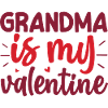 Grand-mère est ma Saint-Valentin
