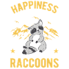 Raccoon Happiness Raccoon