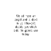 Angel and Devil saying