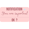 You are important