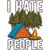 I hate people camping