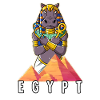 Égypte Hippopotame Pharaon