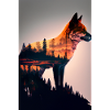 Fox Foxes Animal Silhouette