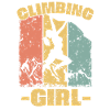 Femmes Escalade rétro