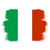 Bandiera Italia Bandiera Italiana Vintage Look usato