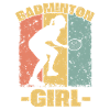 Femmes Badminton rétro