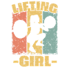 Women weightlifting retro
