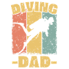 Papa plongeur rétro