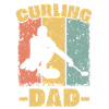 Curling dad retro