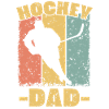 Ice-hockey dad retro