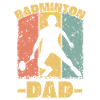 Badminton dad retro