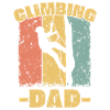 Climbing dad retro