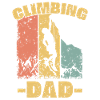 Climbing dad retro