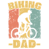 Biking dad retro