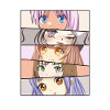 Anime Girls Face Eyes