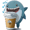 Coffee wood shark