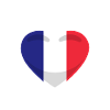 France Flag Heart French Flag