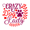 Crazy Dog Lady - Étoiles rouges