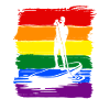 Paddleboard LGBT Pride