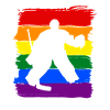 Ice-hockey goaltender LGBT Pride