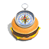 Cheeseburger Compass