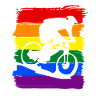 Biking LGBT Pride