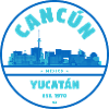 Cancun Yucatán Skyline Emblem