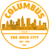 Columbus Arch City Skyline
