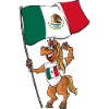Mexico Fan Horse