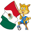 Mexico Fan Cat