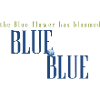 Blue Flower Bloom Typography