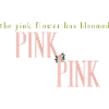 La fleur rose