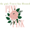 La fleur rose