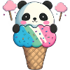 A sweet panda