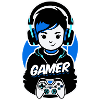 Gamer boy - Blue