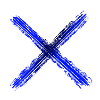 Cross blue