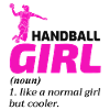 Handball Girl Handballer Funny Saying