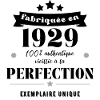 fabriquée en 1929