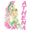 ATHENA Cool Retro Greek God Mythological Designs
