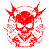 Red Devil Skull
