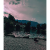 cloudy lake werdenberg
