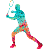 Badminton PopArt