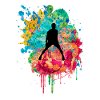 Badminton PopArt