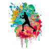 Badminton PopArt