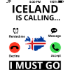 Islands flag kalder islandsk flag