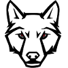 Wolf mit Roten Augen