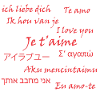 je t'aime multilingue