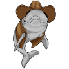 Dolphin Cowboy